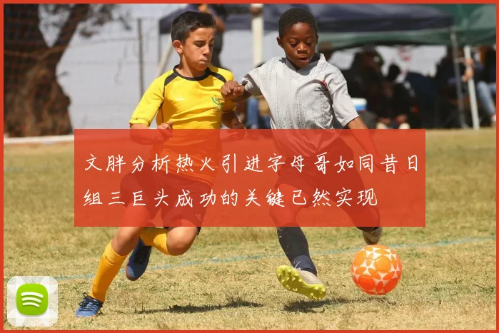 文胖分析热火引进字母哥如同昔日组三巨头成功的关键已然实现
